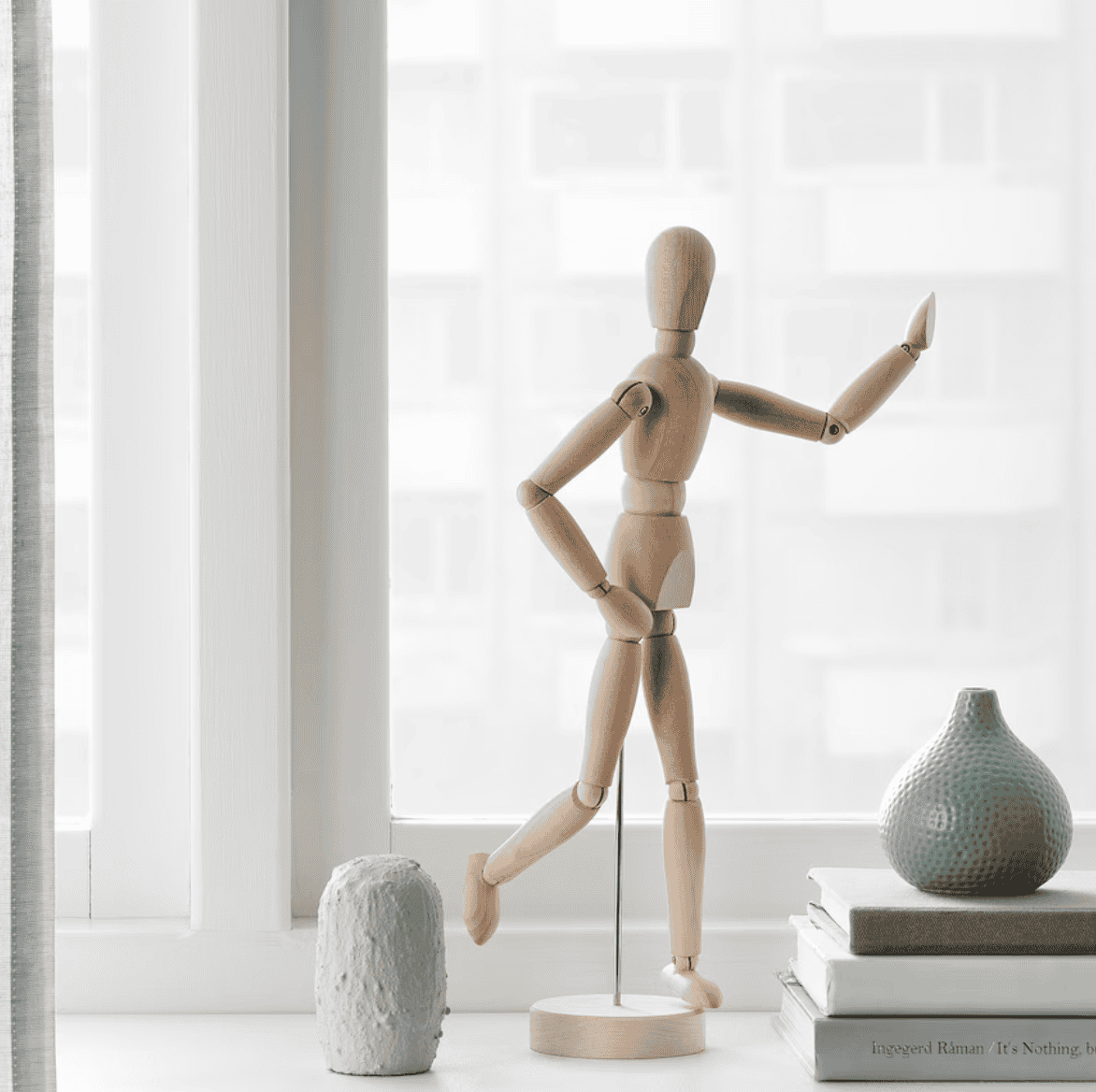 Ideas for that IKEA Gestalta Wooden Artist’s Figure!